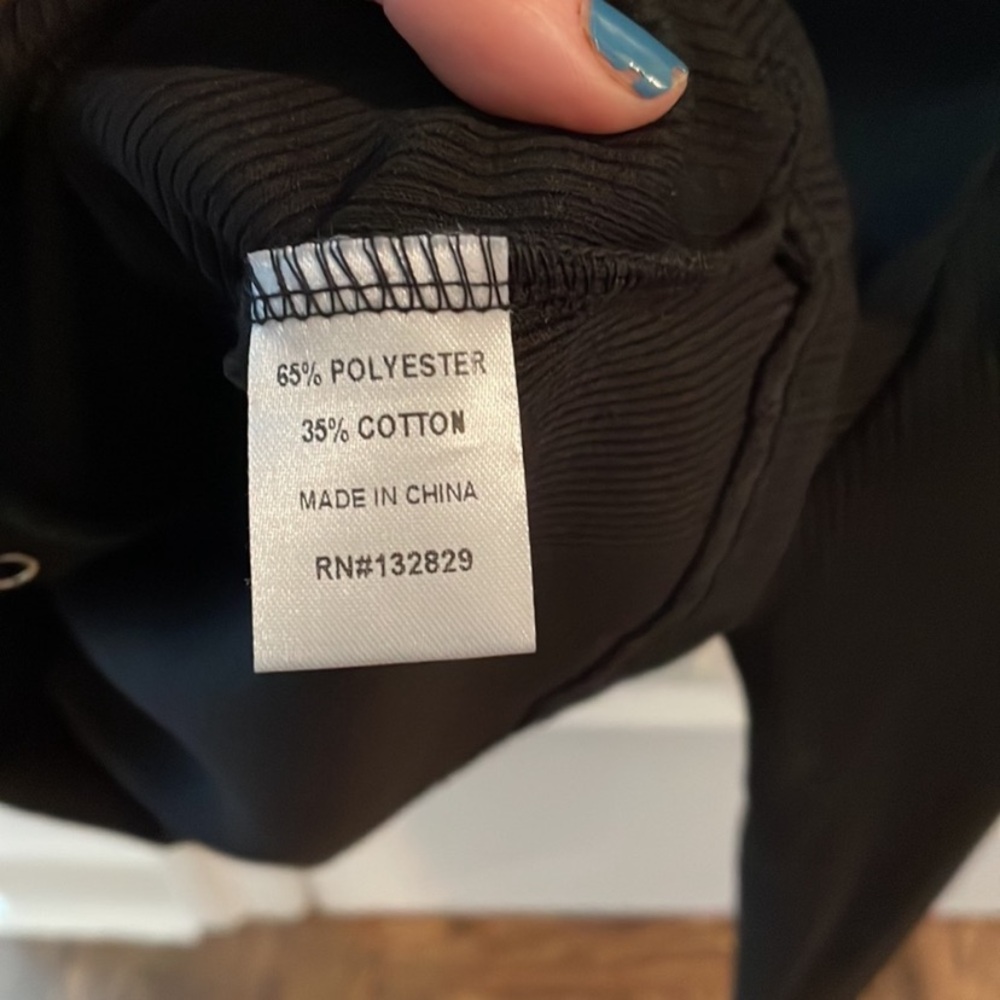 By Superdown Black Button Down Crew Neck! Wear Al… - image 8